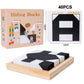 🔥40 % de réduction jusqu'à épuisement des stocks !🎉🌸Jeu de puzzle éducatif créatif pour enfants en noir et blanc