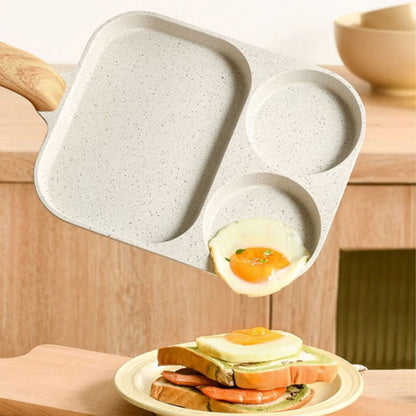 ⏳Tidsbegrænset tilbud⏰3-i-1-pande med opdelte sektioner og non-stick-belægning