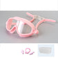 Lunettes de natation anti-buée pour enfants avec pince-nez et bouchons d'oreilles