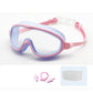 Lunettes de natation anti-buée pour enfants avec pince-nez et bouchons d'oreilles