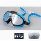 Lunettes de natation anti-buée pour enfants avec pince-nez et bouchons d'oreilles