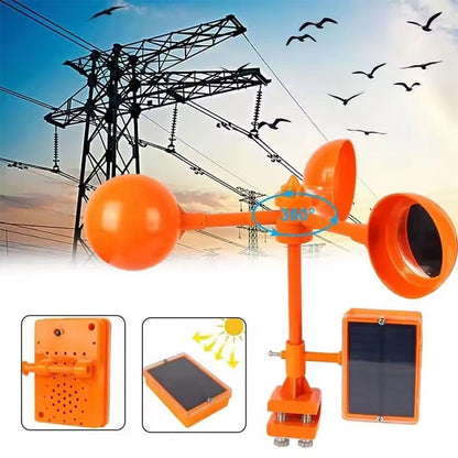 Réflecteur Anti-Oiseaux & Girouette Sonore 🌬️🐦 | Protection & Décoration Écologique