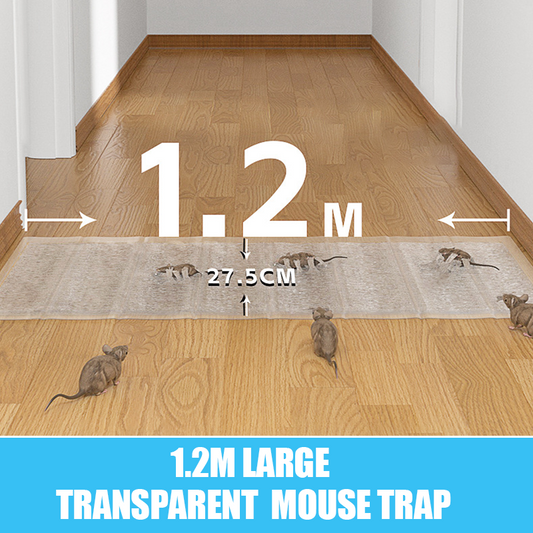 Piège à souris transparent, grand format, 1,2 m