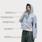 Veste Softshell Décontractée avec Capuche
