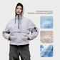 Veste Softshell Décontractée avec Capuche