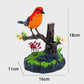 Jouet Interactif d’Oiseau Chantant à Commande Vocale