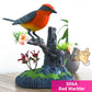 Jouet Interactif d’Oiseau Chantant à Commande Vocale