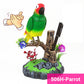 Jouet Interactif d’Oiseau Chantant à Commande Vocale
