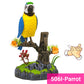 Jouet Interactif d’Oiseau Chantant à Commande Vocale