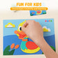 Autocollants DIY 3D en EVA pour enfants