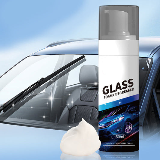 Spray Nettoyant en Mousse pour Film d'Huile sur Vitres de Voiture