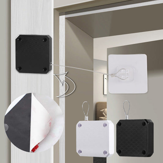 🔄 Profitez dès maintenant de 50 % de réduction ! ✨ Kit de ferme-porte automatique à câble — Aucun perçage nécessaire, installation facile sur tous les types de portes 🚪📦