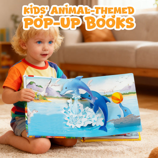 Livre pop-up 3D sur les animaux pour enfants