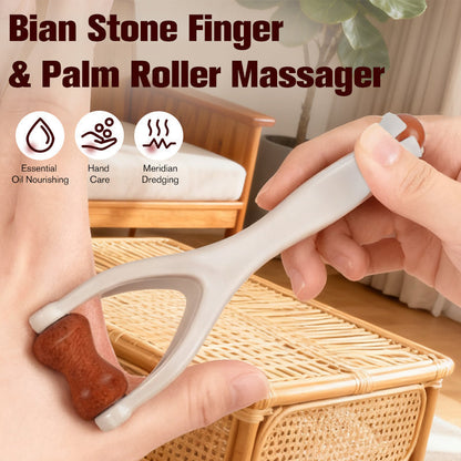 Rouleau de massage pour les doigts et la paume Bian Stone