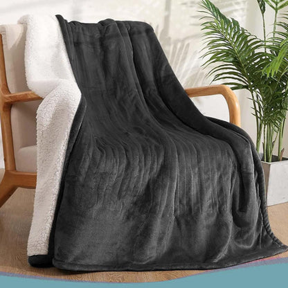 🎁🔥Dernier jour de soldes 50 % DE RÉDUCTION🔥Couverture électrique lavable à double épaisseur❄️