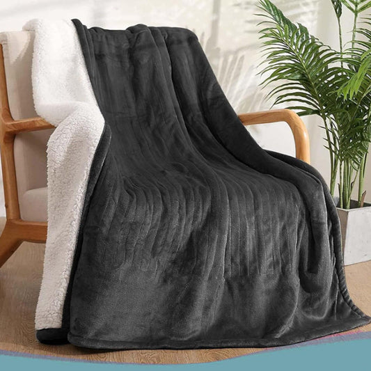 🎁🔥Dernier jour de soldes 50 % DE RÉDUCTION🔥Couverture électrique lavable à double épaisseur❄️