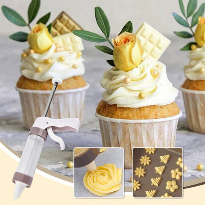 🍪Pistolet à crème avec presse à biscuits🎅