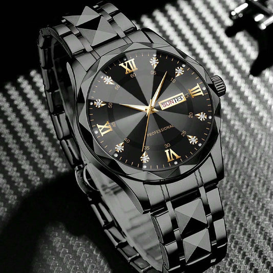 💎 Offre spéciale limitée dans le temps ⌛ Montres analogiques à quartz étanches de luxe pour hommes