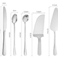 (🔥Soldes exceptionnels - 49 % de réduction) Set de couverts en acier inoxydable