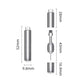 📢📢50% de réduction🎧Brosse 2 en 1 + Aiguille SIM🔑En Alliage d’Aluminium, Compact & Accroche-Clés