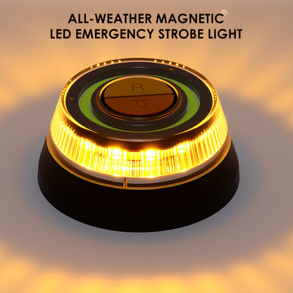 Lampe stroboscopique d'urgence LED magnétique toutes saisons