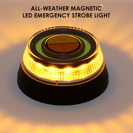 Lampe stroboscopique d'urgence LED magnétique toutes saisons