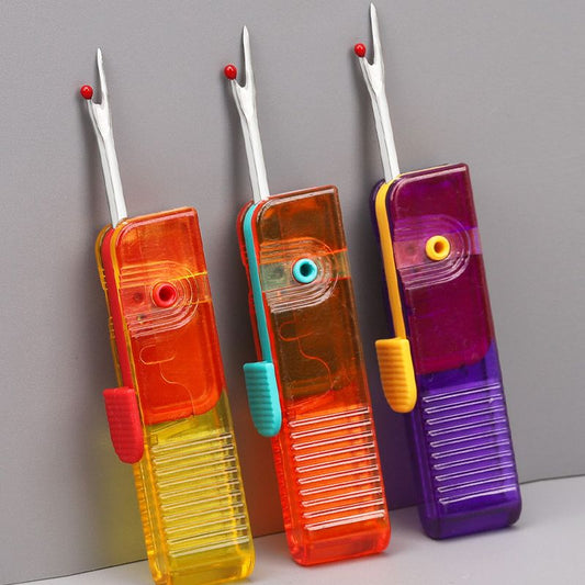 Couteau pliant portable Pousbo® à 3 pièces pour retirer les points de couture