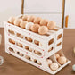 Boîte de rangement pour œufs coulissante Boîte de rangement pour porte latérale de réfrigérateur Plateau à œufs roulant de qualité alimentaire Plateau à œufs roulant automatique