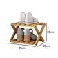 📢📢51 % de réduction !! ⏰Étagère à chaussures pliable et durable en bambou