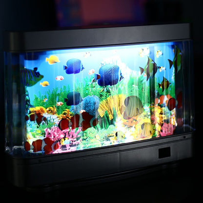 🎁Cadeau à offrir - Lampe artificielle pour aquarium à poissons tropicaux🐠