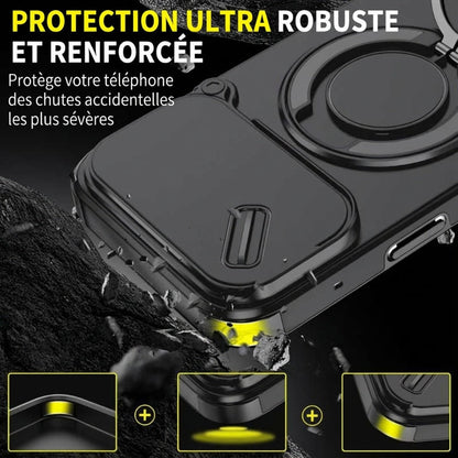 Coque magnétique avec anneau de support