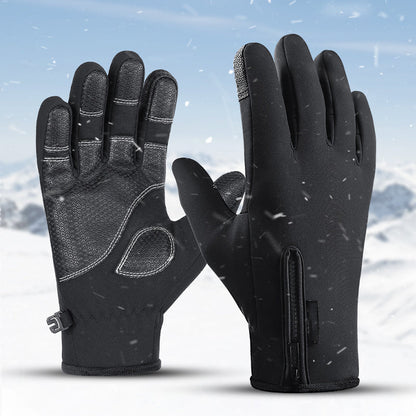 Gants chauds imperméables à écran tactile pour hommes