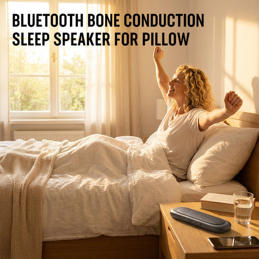 Haut-parleur Bluetooth à conduction osseuse pour oreiller