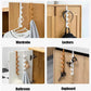 Crochet peu encombrant à fixer au-dessus de la porte