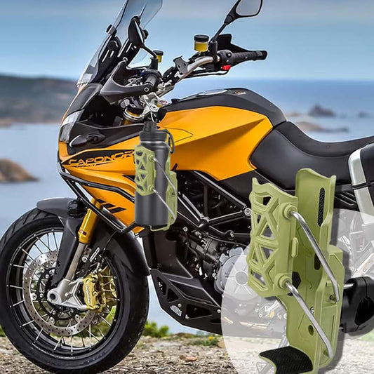 Porte-gobelet auto-ajustable pour moto