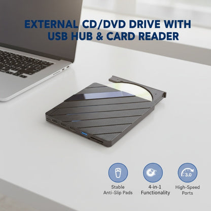 💿✨ Lecteur CD/DVD externe 2026 | Pour ordinateurs portables | Plug & Play, qualité supérieure 💎