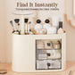 Boîte de rangement à compartiments multiples pour produits de beauté