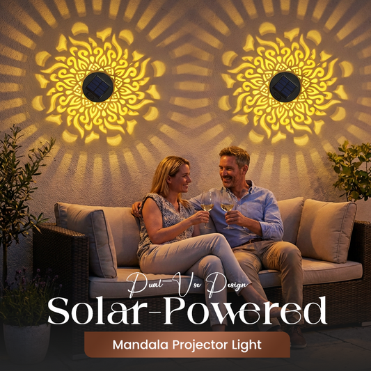 📢📢50 % DE RÉDUCTION ! ⏰Projecteur mandala à énergie solaire