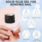 Gel adhésif pour faux ongles