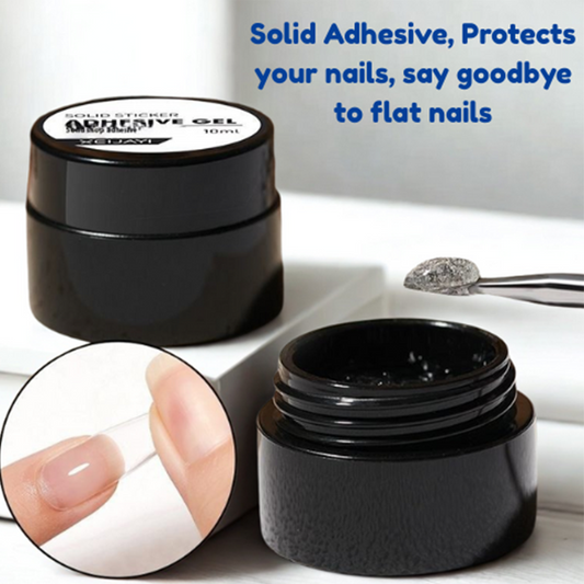 Gel adhésif pour faux ongles