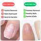 Gel adhésif pour faux ongles