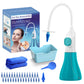 👂 50% DE RÉDUCTION! 💧 Système Manuel d’Irrigation Auriculaire – Nettoyage en Douceur, 5 Jets & Embouts Sécurisés pour une Hygiène Sans Risque 🧼