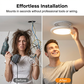 Plafonnier rechargeable à détecteur de mouvement LED