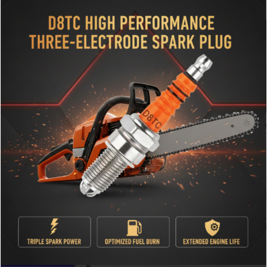 Bougie d'allumage haute performance à trois électrodes D8TC