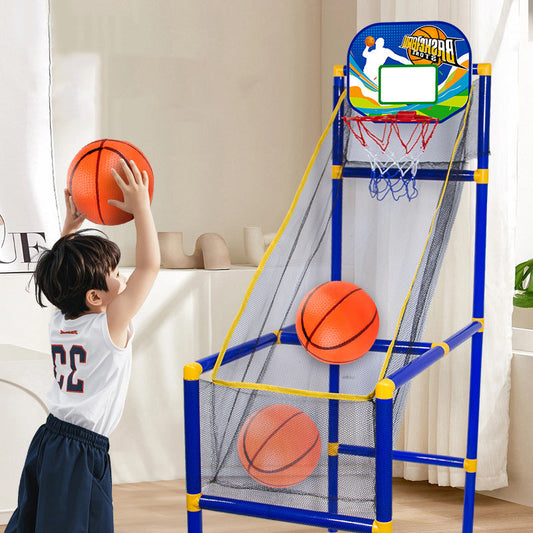 Jeu d'arcade de basket-ball d'intérieur pour enfants avec 4 ballons