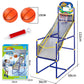 Jeu d'arcade de basket-ball d'intérieur pour enfants avec 4 ballons