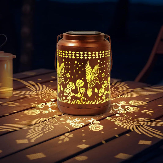 🌟50 % DE RÉDUCTION !🐦Lanterne solaire « Colibri » pour la décoration de jardin✨