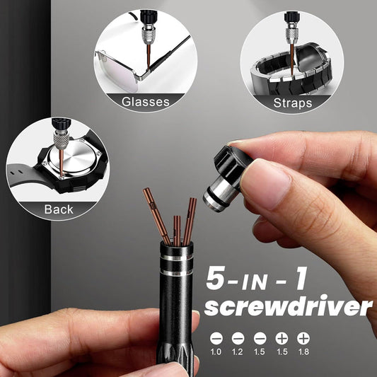 🕰️ 50 % DE RÉDUCTION ! 🔧 Kit d'outils professionnels pour la réparation de montres – 13-en-1, outils de précision, idéal pour la réparation de montres et de lunettes 🛠️