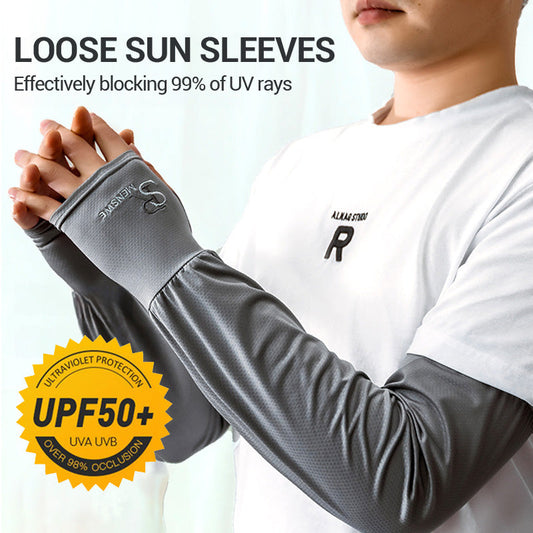 Manches de protection solaire extensibles et respirantes effet glace