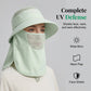 🔥Promotions de début d'été🔥Chapeau de protection solaire pour l'extérieur avec visière pour le visage et le cou